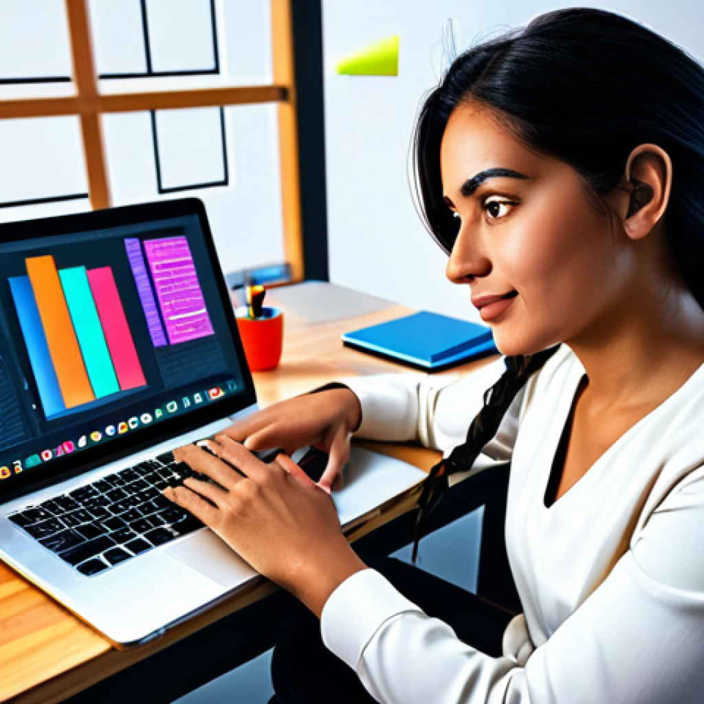 디지털 장인 문화의 글로벌 트렌드 - Digital Storyteller**

"A Hispanic digital artist, fully clothed in stylish, modest attire, sitting ...