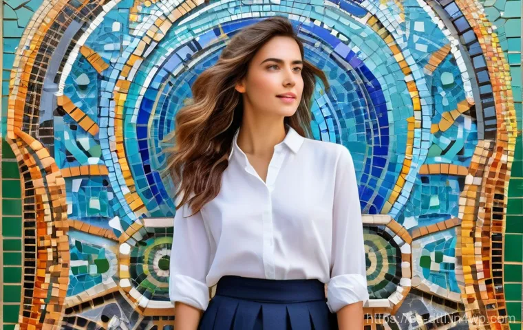 디지털 장인 문화의 창조적 접근법 - **Prompt:** A diverse group of young adults, aged 18-25, are actively engaged in a vibrant digital a...