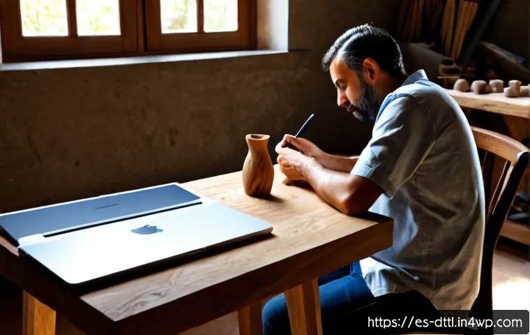 Home 17 디지털 장인 문화에서의 제품 디자인 사례 - Photorealistic product design workshop in Barcelona, a skilled artisan using a digital tablet and st...