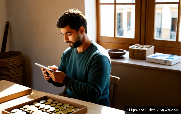 디지털 장인 문화에서의 수익 창출 방법 - Photorealistic Spanish ceramic artisan in a sunlit Barcelona-style studio, using a tablet to photogr...